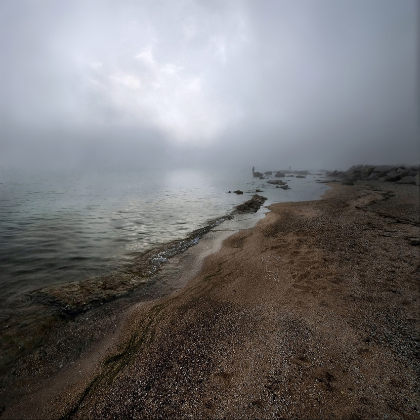 фото "Туманный берег" метки: пейзаж, вода