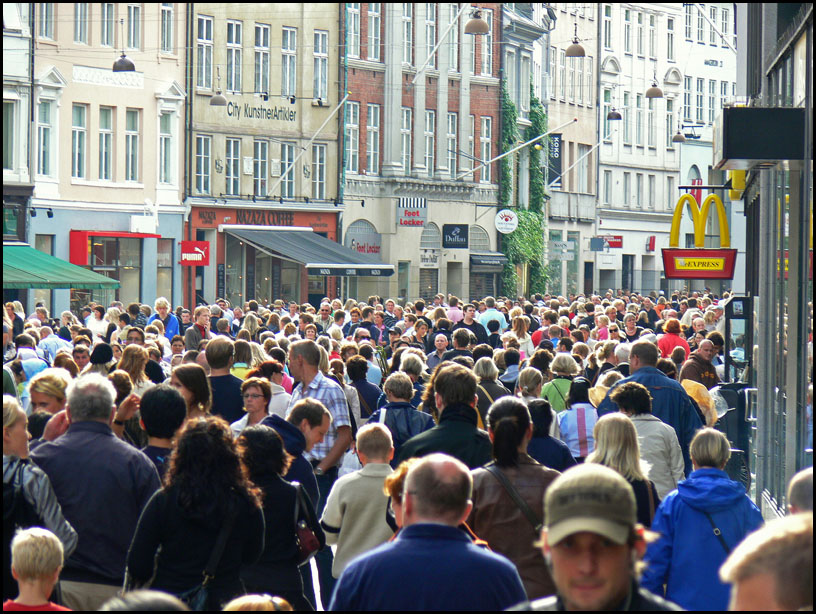 фото "Copenhagen Pedestrian Street "Stroeget"" метки: город, репортаж, 