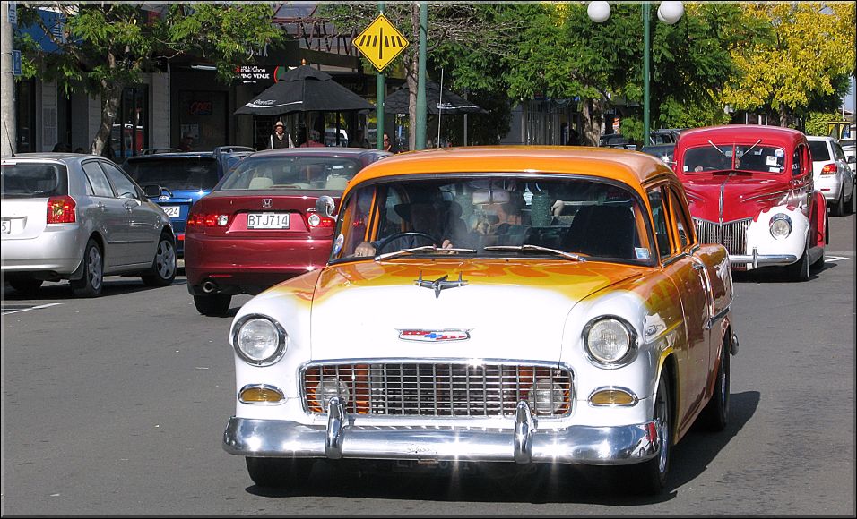 photo "Classic Cars in Town." tags: travel, reporting, 