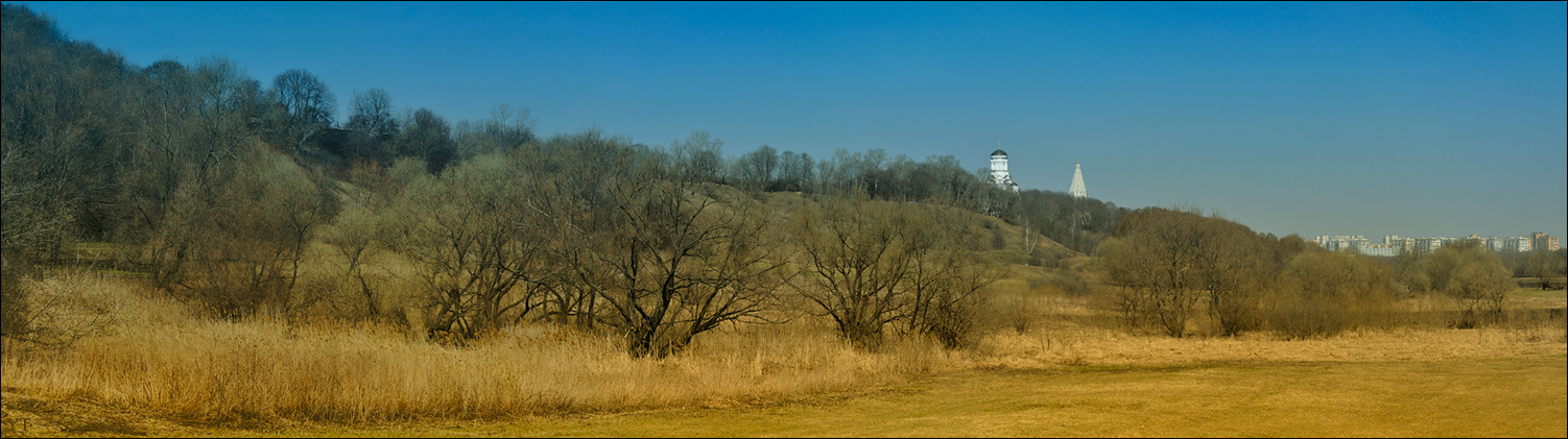 photo "April in Kolomenskoe" tags: landscape, panoramic, 