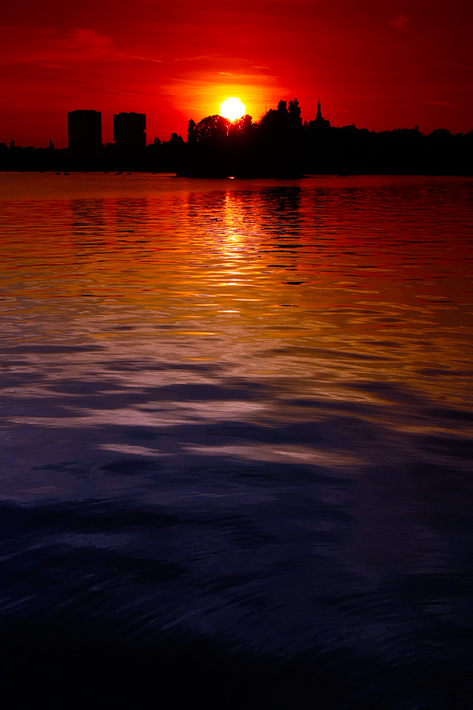 photo "Sunset fire / Огонь заката" tags: landscape, sunset, water
