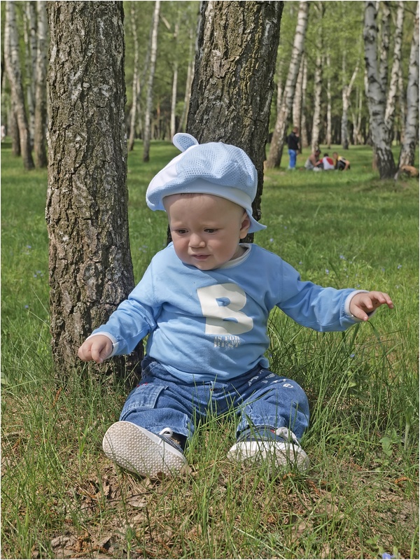 photo "Первые ощущения от травы" tags: portrait, children