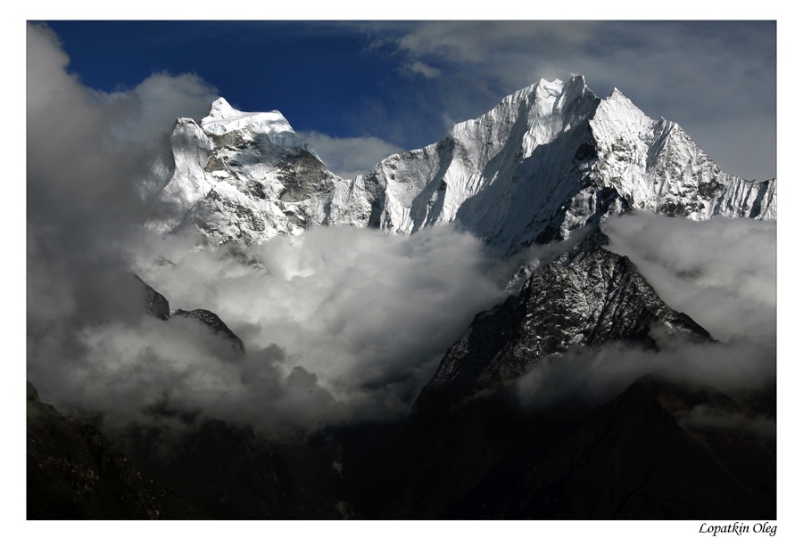 фото "Закат в Гималаях" метки: пейзаж, путешествия, Азия, горы