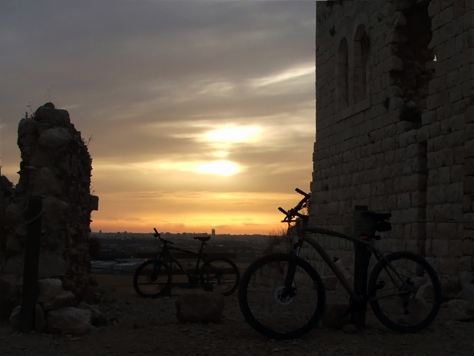 photo "Bike sunset ..." tags: landscape, sunset