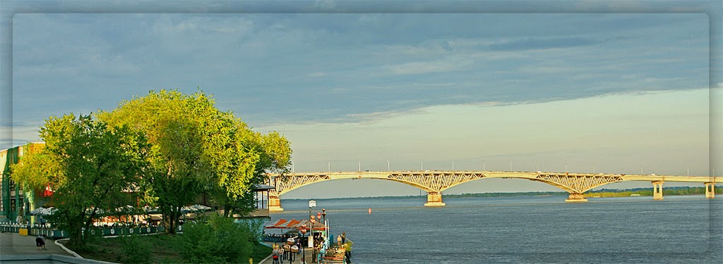 photo "The golden bridge" tags: landscape, water
