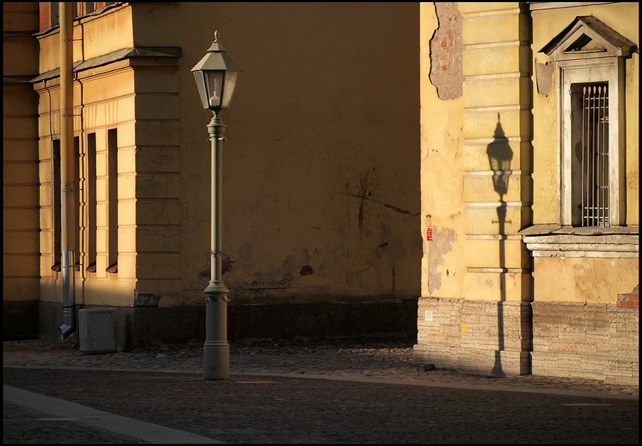 фото "утренний этюд с фонарем" метки: город, 