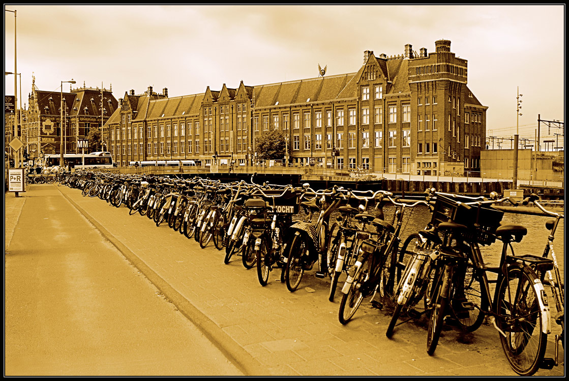фото "Велосипедный Амстердам" метки: путешествия, город, Европа