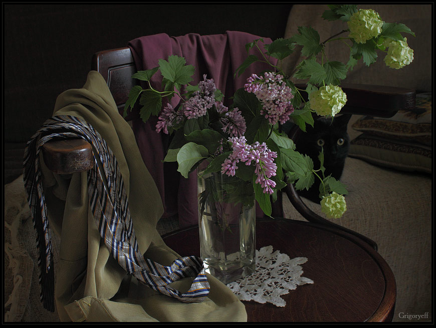photo "Lilac and Buldonezh" tags: still life, 