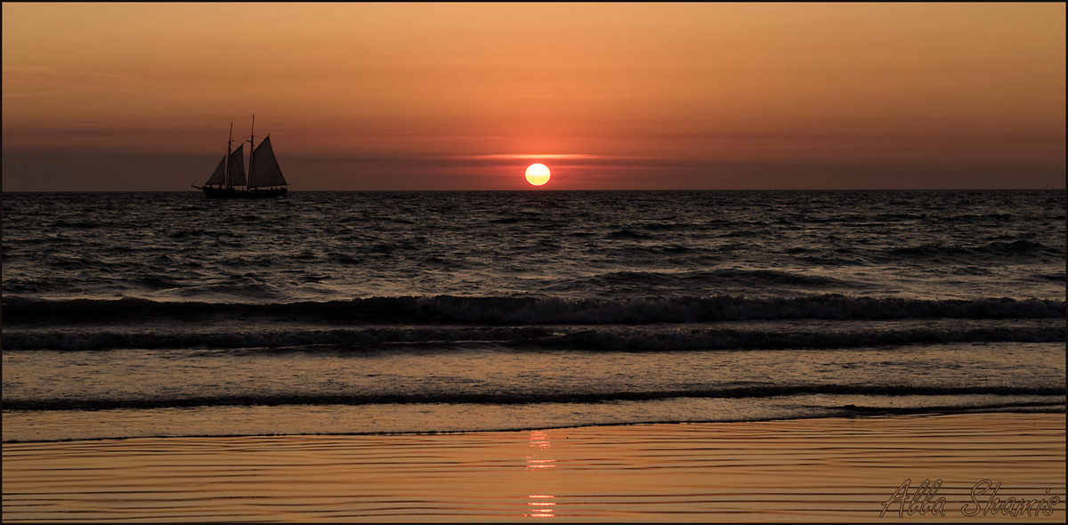 photo "Прогулка перед сном" tags: landscape, sunset, water