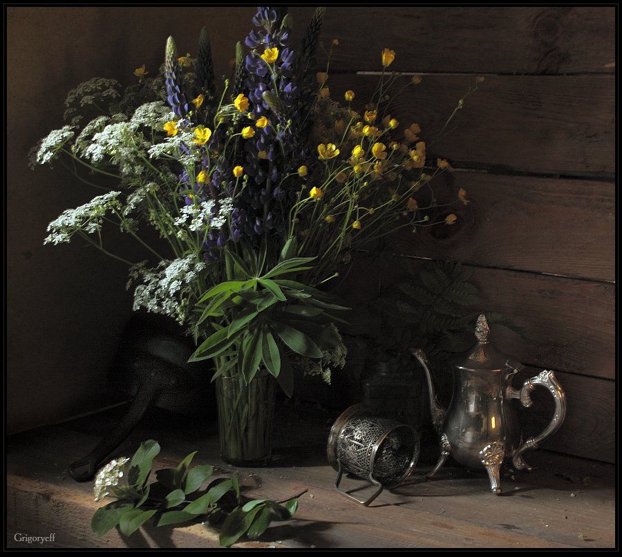 photo "Bouquet with lupine" tags: still life, 