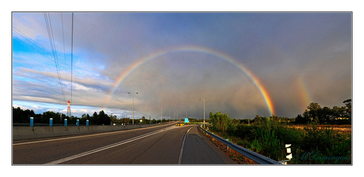 photo "rainbow" tags: landscape, panoramic, clouds