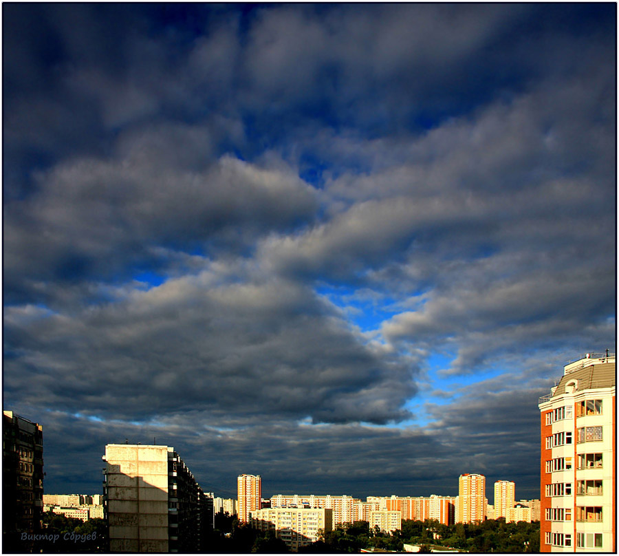 фото "Вид из окна" метки: пейзаж, лето, облака
