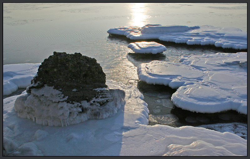 фото "Мороз и солнце" метки: пейзаж, вода, зима