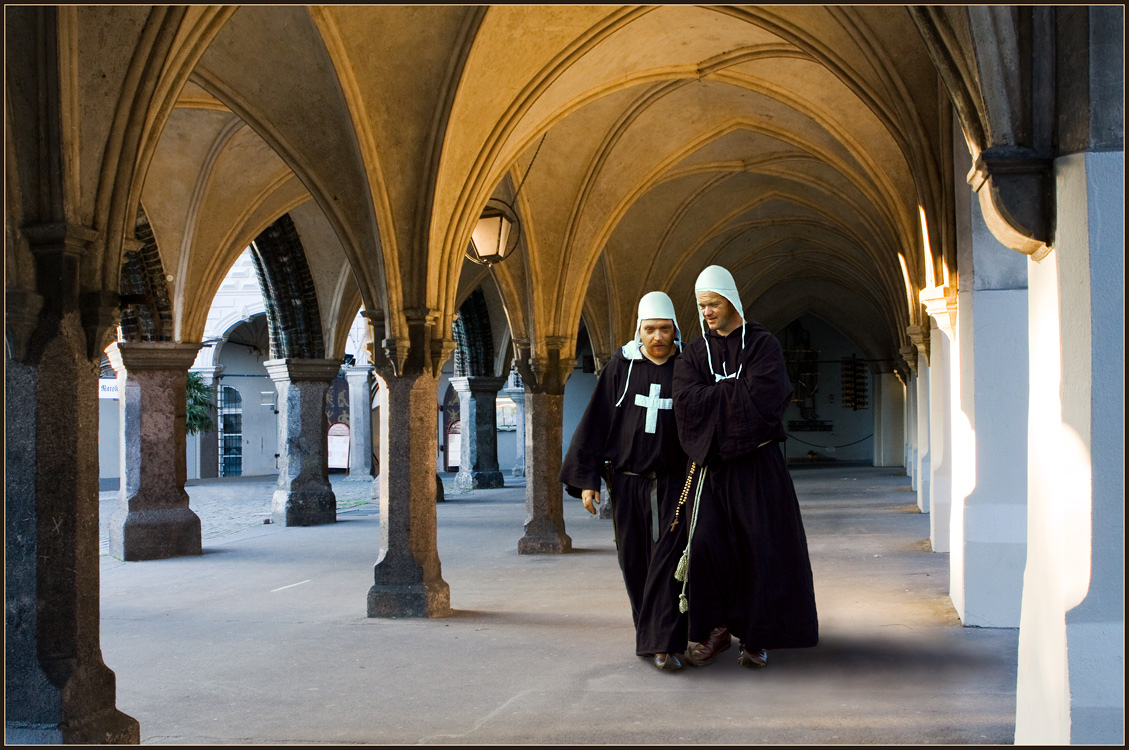 фото "Беседующие Монахи" метки: путешествия, портрет, Европа, мужчина