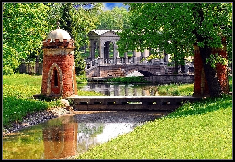 фото "Красный (Турецкий) каскад, г. Пушкин" метки: архитектура, пейзаж, 