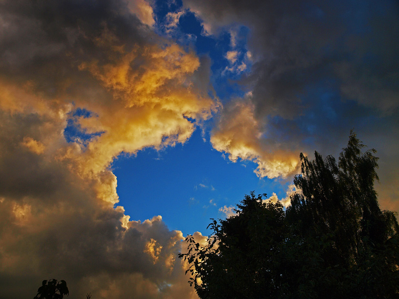 photo "Golden Ring" tags: landscape, clouds, sunset