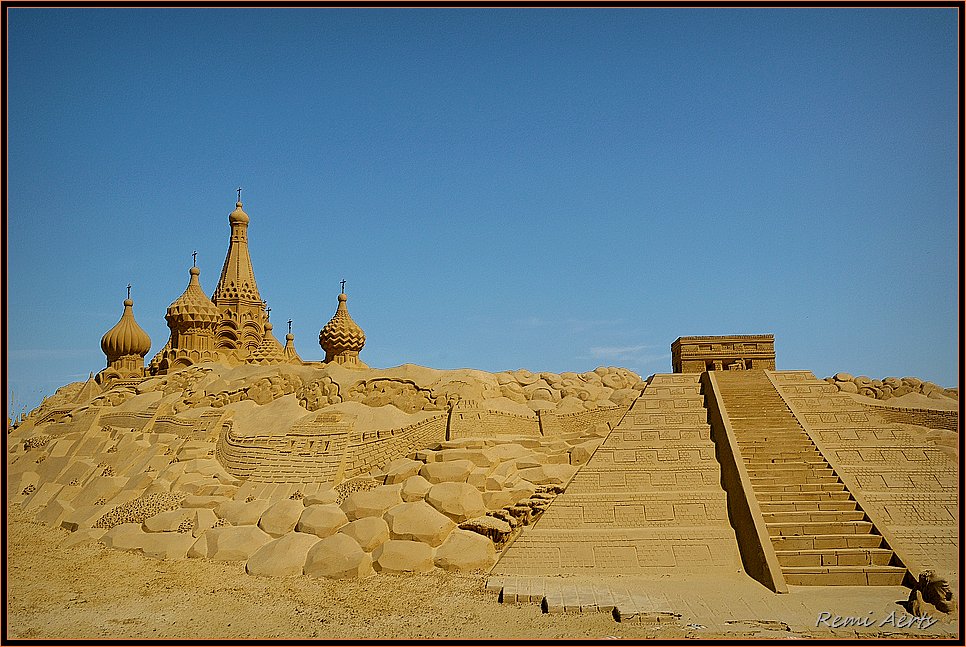 photo "sand castle" tags: architecture, reporting, landscape, 