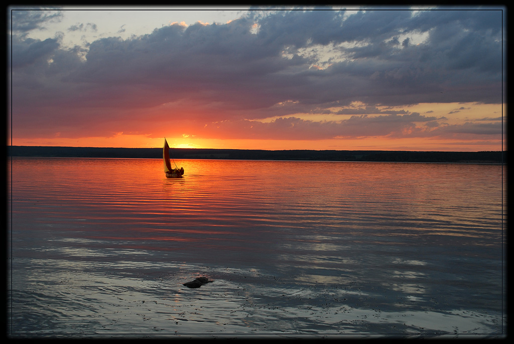 photo "Summer evening" tags: landscape, summer, sunset