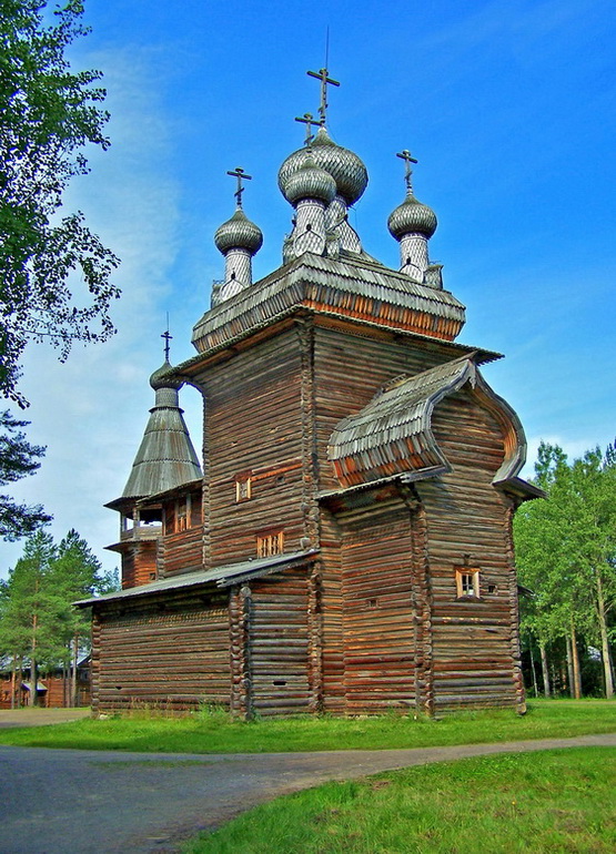 фото "Малые Карелы. Вознесенская церковь" метки: архитектура, путешествия, пейзаж, Европа