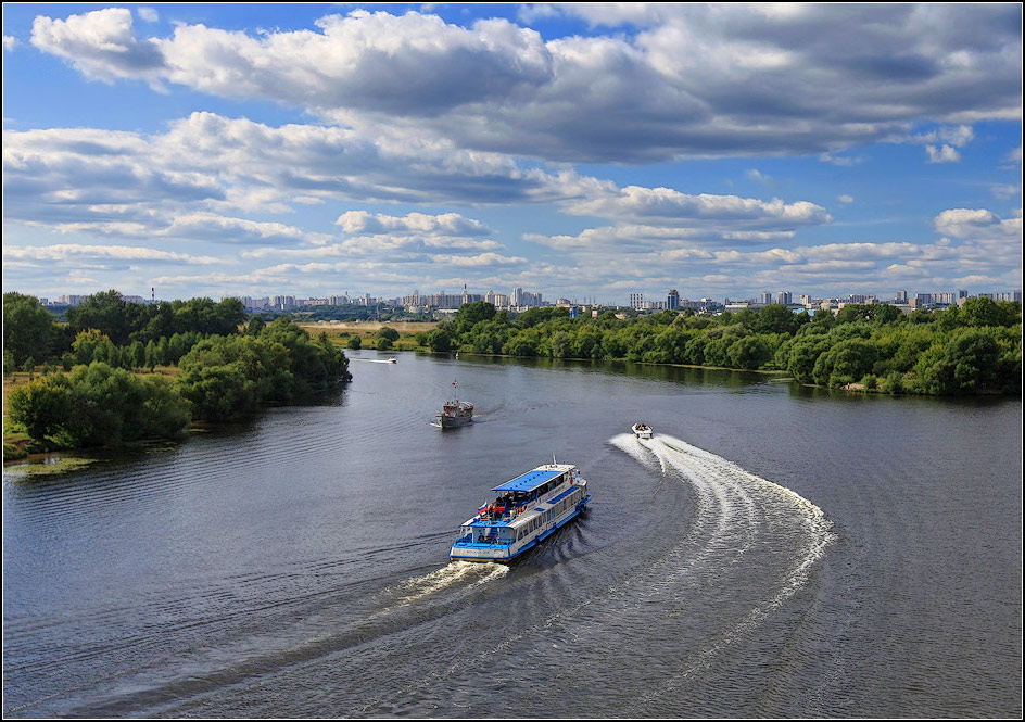 photo "Moscow. Summer." tags: landscape, city, water