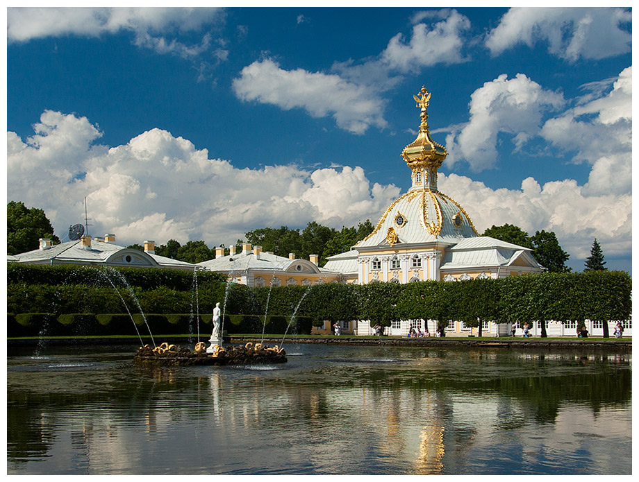 фото "Петергоф, верхний парк" метки: архитектура, пейзаж, лето