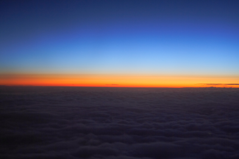 photo "Sunset Above the Clouds" tags: landscape, clouds, sunset