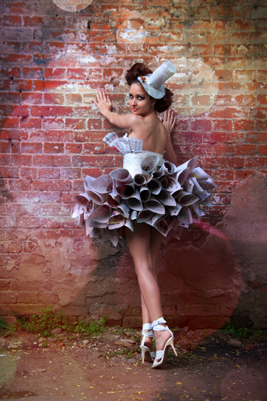 фото "Paper dress" метки: портрет, женщина