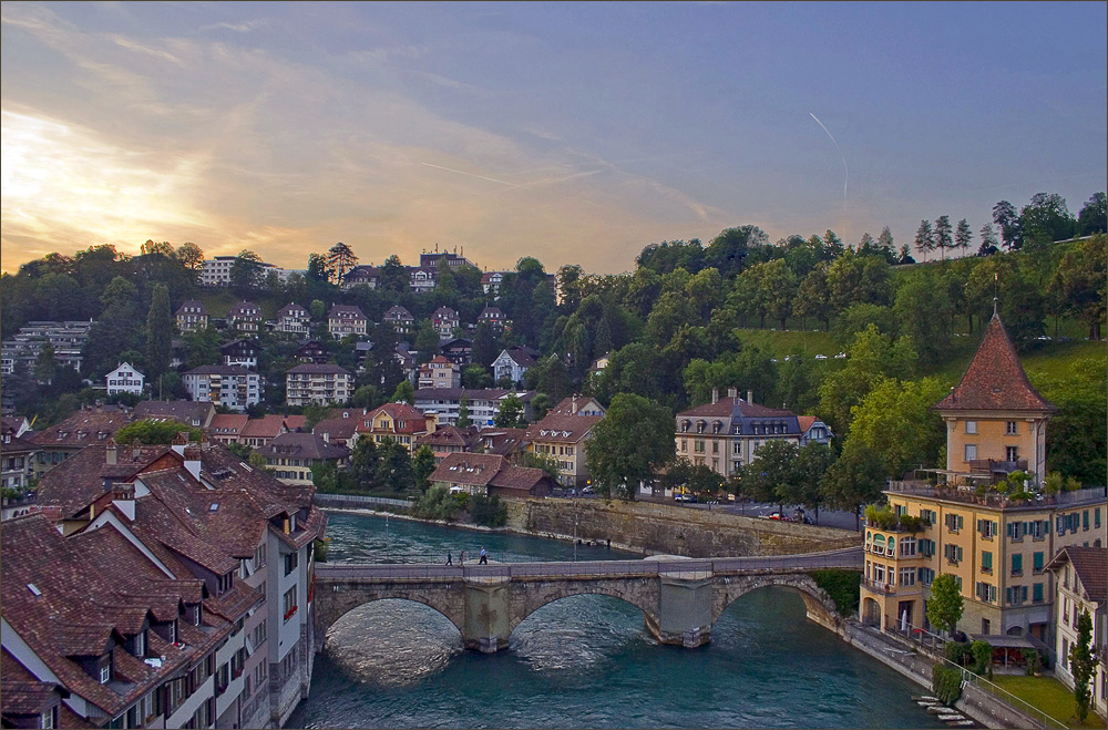 photo "summer evening in Bern .." tags: architecture, travel, landscape, Europe