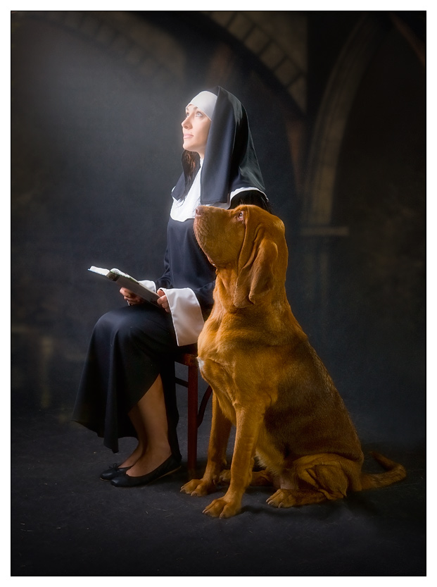 фото "Благословение Святого Губерта" метки: портрет, природа, домашние животные