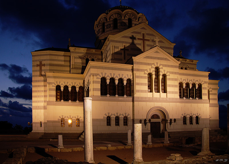 фото "храм" метки: архитектура, пейзаж, ночь