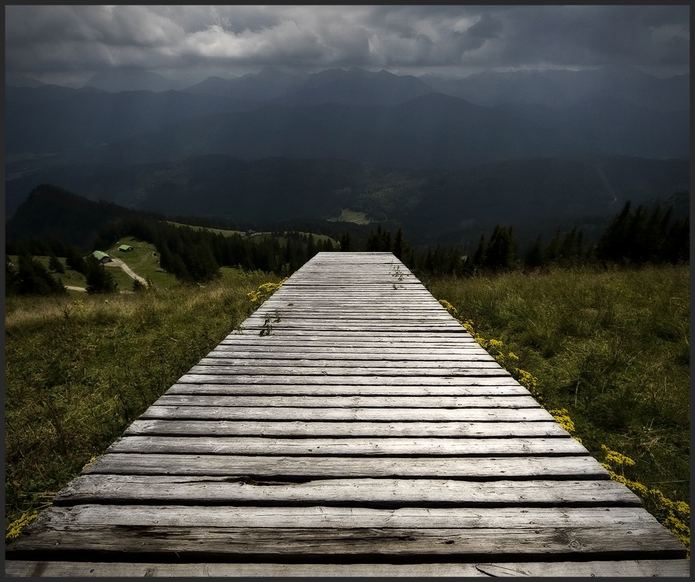 photo "Learning to fly" tags: landscape, mountains