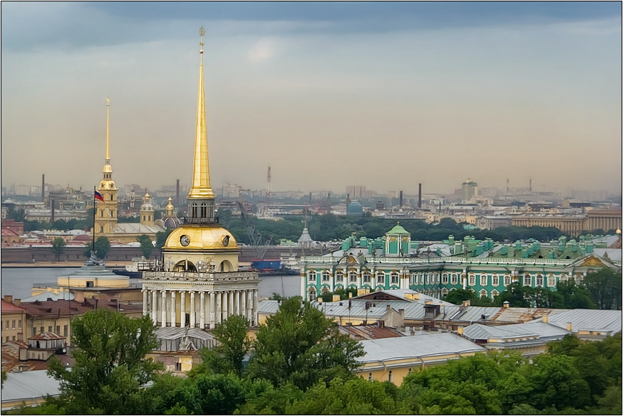 фото "Вид с колоннады Исаакиевского собора" метки: архитектура, город, пейзаж, 