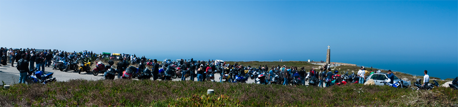 photo "Sea ... Motorcyclists" tags: travel, panoramic, Europe