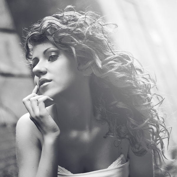 photo "***" tags: portrait, black&white, woman
