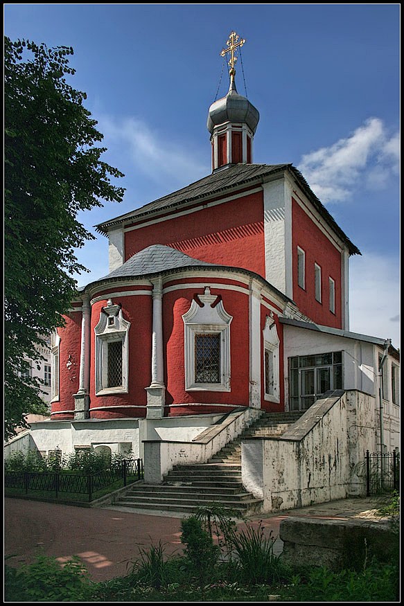 фото "Церковь Воскресения Христова в Пленицах" метки: архитектура, ретро, пейзаж, 