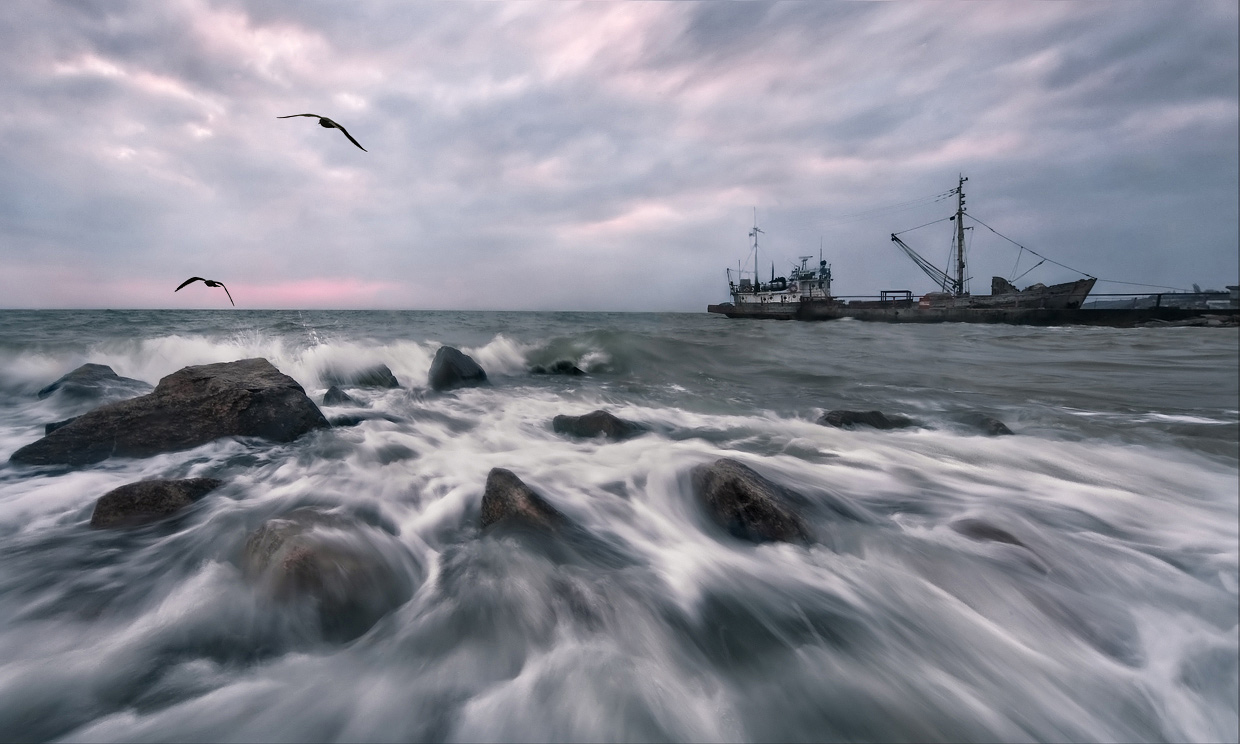 фото "Морской волны шипящий звук" метки: пейзаж, вода