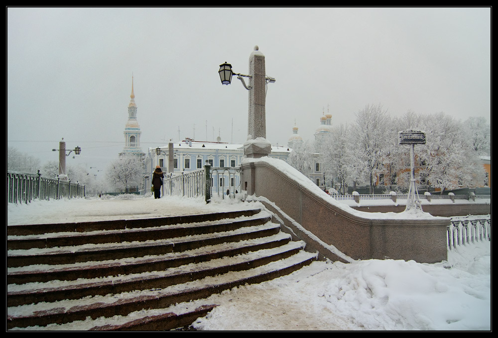 фото "Иней у Никольского" метки: архитектура, пейзаж, зима