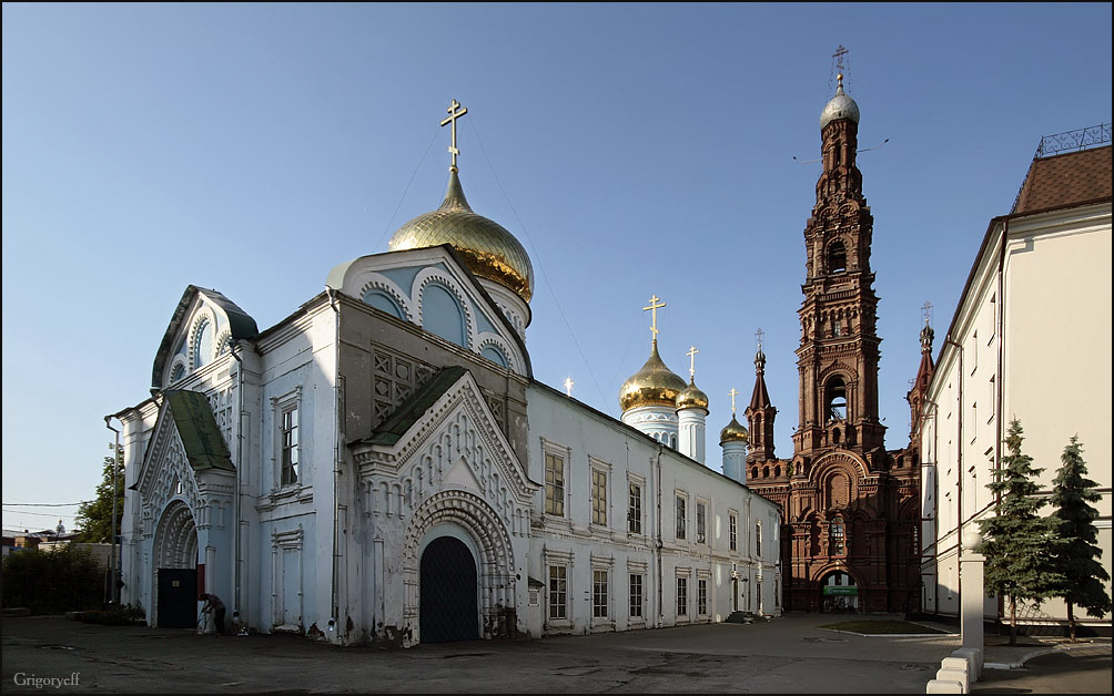 фото "Богоявленский собор и колокольня. Казань" метки: архитектура, пейзаж, 