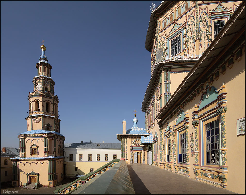 photo "Cathedral and bell tower. Kazan" tags: architecture, landscape, 