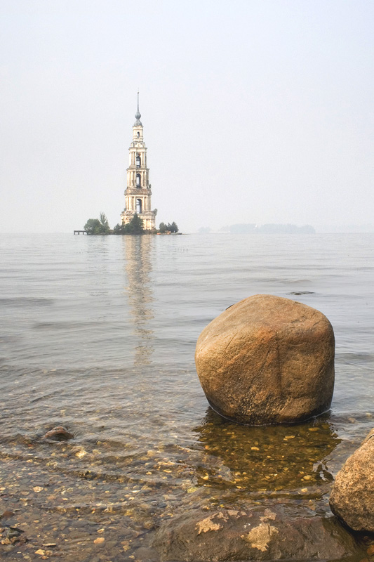 фото "Колокольня в Калязине" метки: архитектура, пейзаж, 