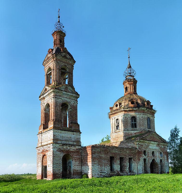 фото "Разрушенная церковь в Андреевском" метки: архитектура, пейзаж, 