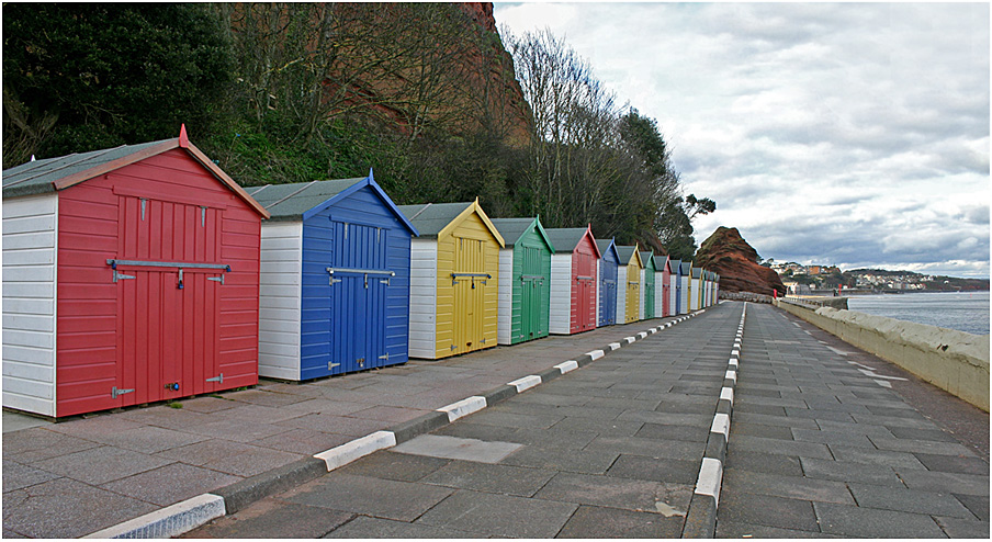 photo "Beach house. Devon." tags: landscape, panoramic, 