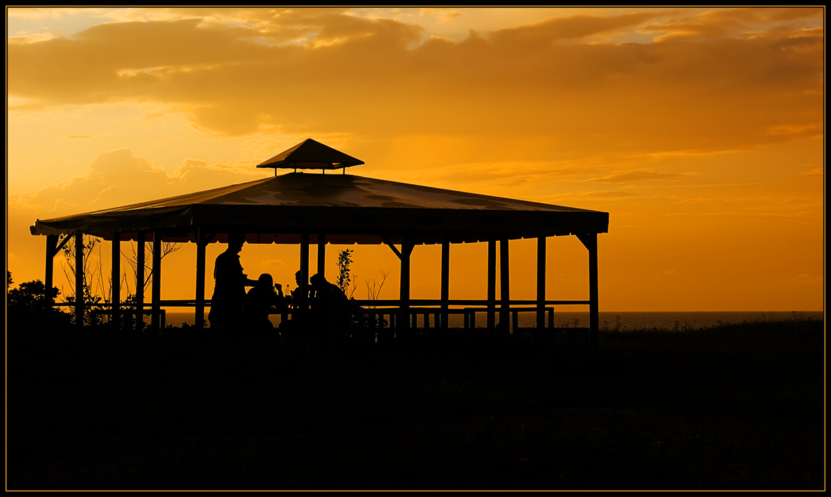 photo "Evening at the sea" tags: landscape, sunset