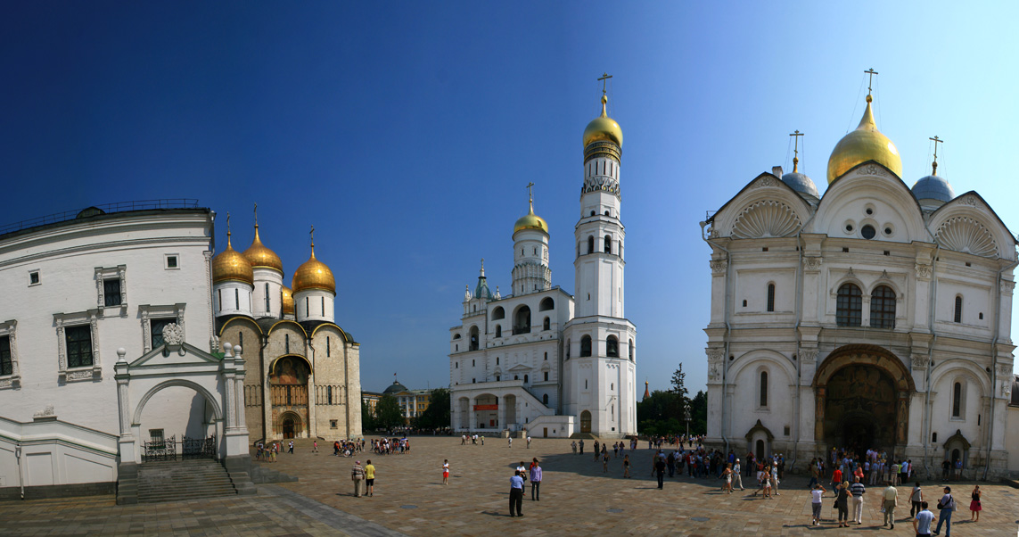 фото "Панорама Соборной площади (А все-таки земля круглая!)" метки: панорама, город, 