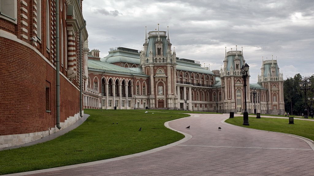 фото "Царицыно в пасмурный день" метки: архитектура, город, пейзаж, 