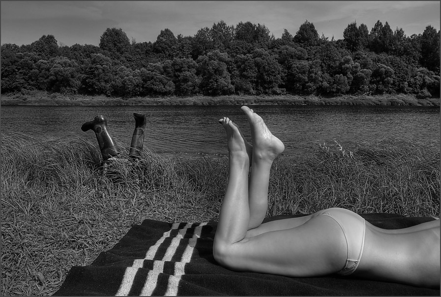 photo "***" tags: nude, black&white, 
