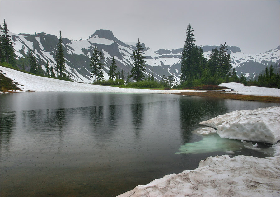 photo "Summer in mountains. Rain." tags: landscape, mountains, water