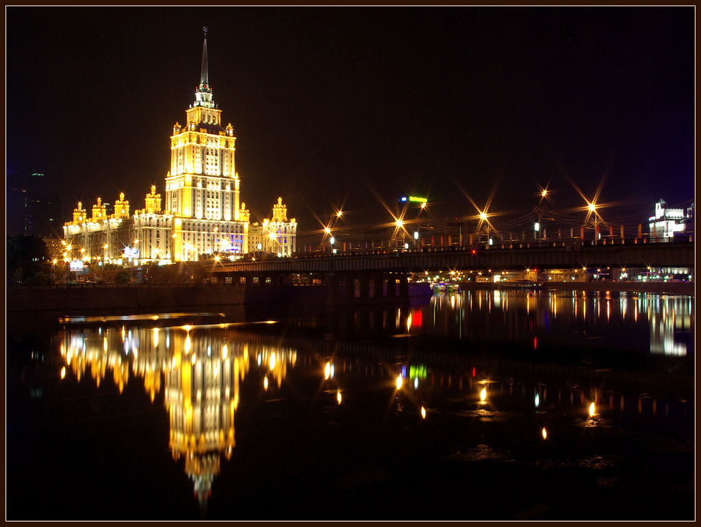 фото "ночь. Москва" метки: город, путешествия, Европа