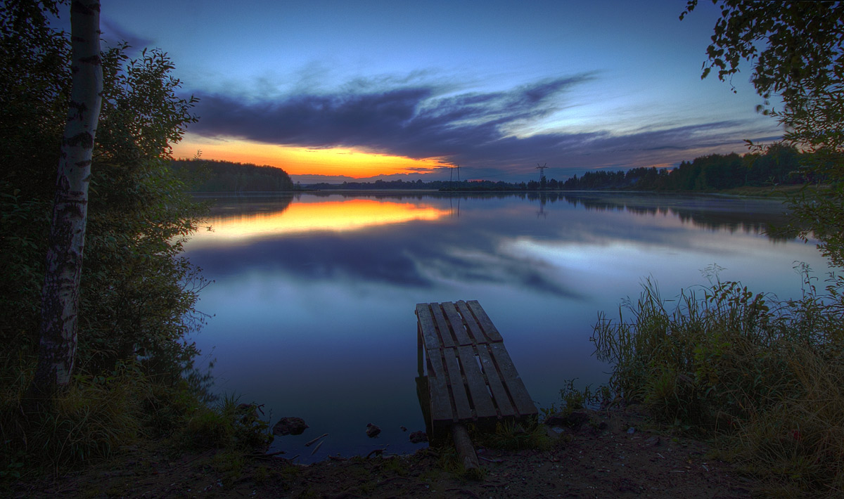 photo "Fire and Ice" tags: landscape, sunset, water