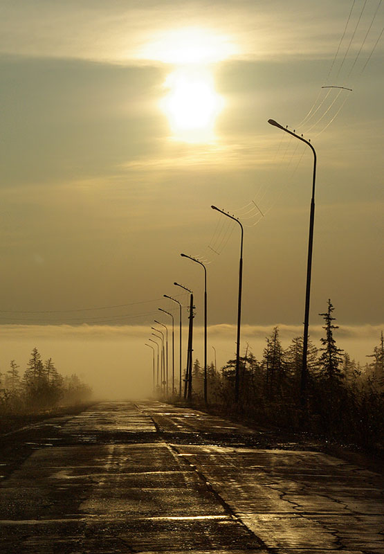 фото "Дорога в туман" метки: город, 